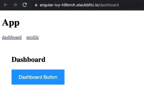 Image of button color changing when using ng-deep