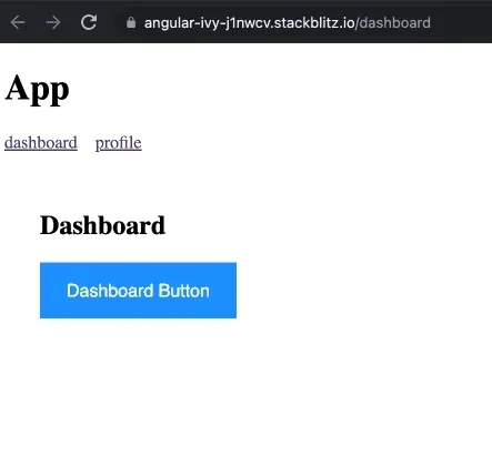 Image of button color not changing when using scoped ng-deep